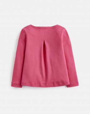 Joules Mädchen Langarm-Shirt ESME Rollschuh-Pferd tief rosa 104