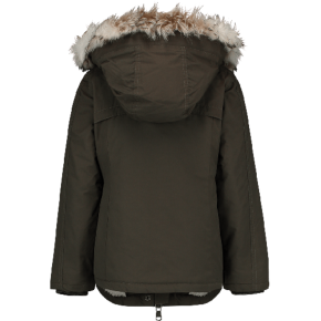 Vingino Winter Long-Jacke / -Mantel mit Kapuze TARIESE dark army 140 - 10y