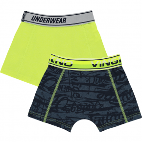 Vingino Boxer/Short 2er-Pack ZEBRA dark blue melange