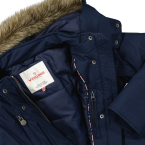 Vingino Winter Long-Jacke / -Mantel / -Parka mit Kapuze TIEVA dark blue