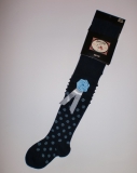 Bonnie Doon Strumpfhose "Shiny Rosette" navy