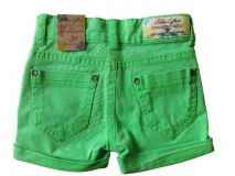 Blue Effect Mädchen coloured-Short neon grün