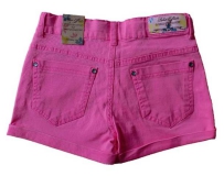 Blue Effect Mädchen coloured-Short neon pink