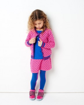 Mim-Pi Strumpfhose Rallystreifen blau