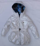 Carbone Daunen-Wende-Jacke blue-Paris-Print