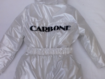 Carbone Daunen-Wende-Jacke blue-Paris-Print