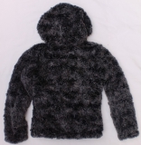 Carbone Teddy Kapuzen-Cardigan/Jacke grau Gr. 134