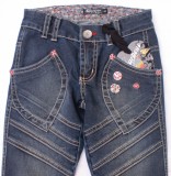 Carbone Jeans-Hose blue coated denim Gr. 152