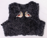 Carbone Teddy-Weste grau Gr. 122