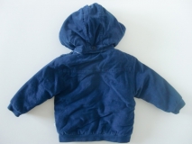 Ducky Beau Cord-Kapuzenjacke navy