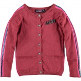 CKS feinstrick-Jacke/Cardigan KREPI pink col block