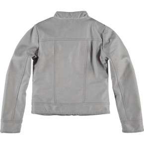 CKS Kunstleder Biker-Jacke JEDERI grey grip