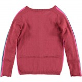 CKS feinstrick-Jacke/Cardigan KREPI pink col block