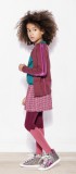 CKS feinstrick-Jacke/Cardigan KREPI pink col block