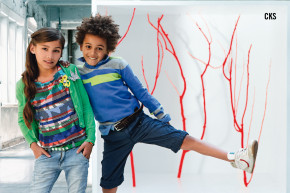 CKS Shirt/Bluse Idiva Butterfly/Streifen Gr. 164 - 14y