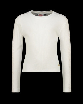 Vingino Langarm-Shirt/Longsleeve mit Spitze JAISI real white 164 - 14y