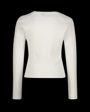 Vingino Langarm-Shirt/Longsleeve mit Spitze JAISI real white 164 - 14y