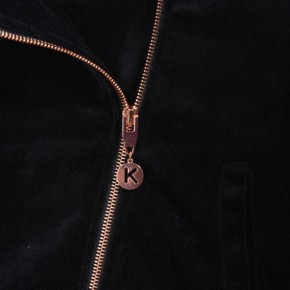 Kaporal Kapuzen-Samt-Jacke DOUM black