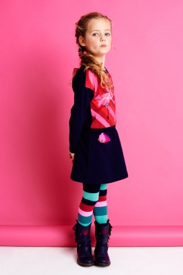 Mim-Pi Strumpfhose Blockstreifen bunt