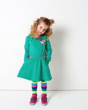 Mim-Pi Strumpfhose Blockstreifen multicolor grün