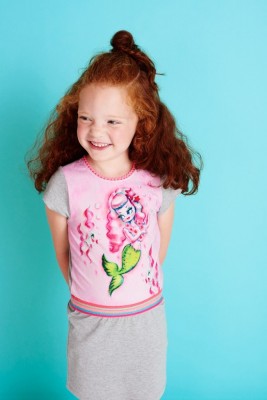 Mim-Pi Kleid Meerjungfrau grey