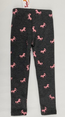 Topo Legging Thermo-Legging PFERDE grau 104