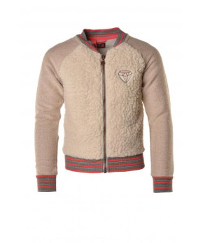 LIKE FLO Sweat-Jacke Teddy grey melee 128