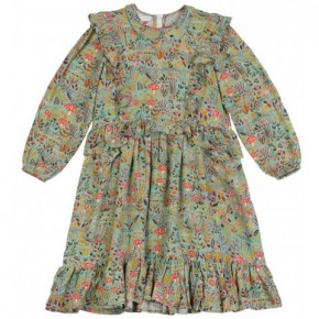 Paper Wings Kleid WINTER FIELD multicolor