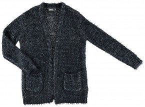 Geisha Kuschel-Jacke/Strickjacke navi bunt 164