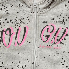 Vingino Kapuzen-Sweat-Jacke NIOMI grey mele 128 - 8y