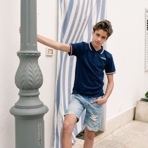 Vingino Polo-Shirt V-Ausschnitt KAMERON dark blue