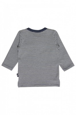 Hust & Claire Langarm-Shirt Streifen blue moon