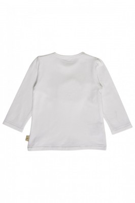 Hust & Claire Langarm-Shirt/Longsleeve Schwan weiß