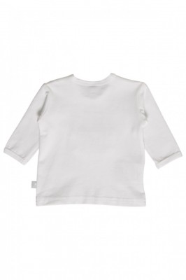 Hust & Claire Langarm-Shirt/Longsleeve Hase weiß