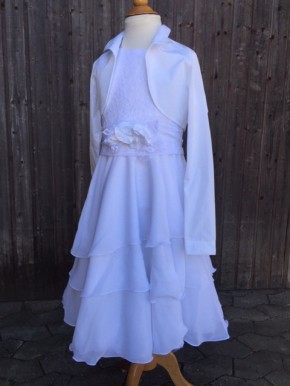 MONNY Kommunionkleid CREPE 23 weiss 134