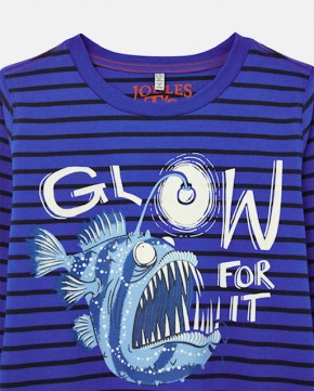 Joules Jungen Langarm-Shirt/Longsleeve RAYMOND Streifen blau