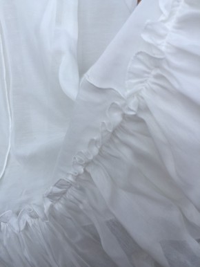 MONNY Kommunionkleid VOILE 05 ecru 3/4lang 140