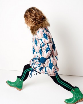 Mim-Pi Strumpfhose Rallystreifen schwarz