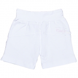 Kiezel-tje Sweat-Short weiß