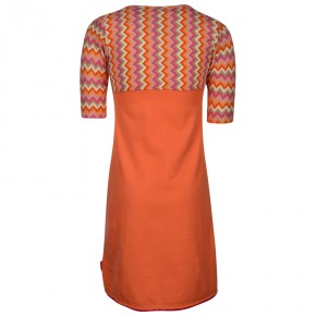 Kiezel-tje halbarm-Kleid zickzack pink