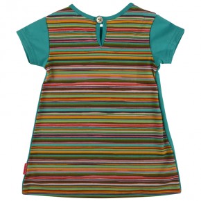 Kiezel-tje Mini Kleid aqua