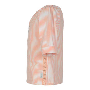 KIE stone Streifen Bluse peach