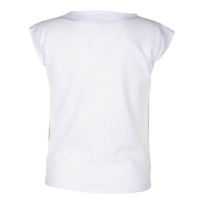 KIE stone T-Shirt/Top white Glitzer pink