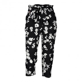 KIE stone Hose Flower black