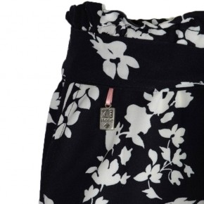 KIE stone Hose Flower black