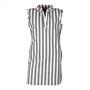 KIE stone Kleid Streifen grey