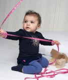 Kiezel-tje Mini Langarm-Shirt/Longsleeve Sonne dark blue