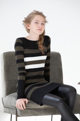 Geisha Legging Glanz-Effekt schwarz