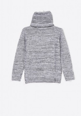 Kaporal Strick-Pullover Schalkragen MUCK dark grey mel 164 - 14y