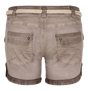 Million X Shorts cold dye in rose beige